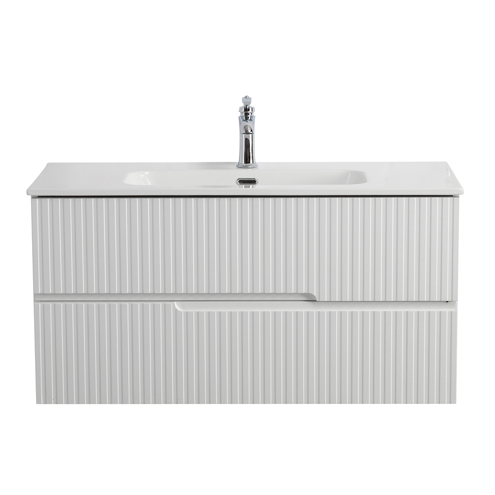 База под раковину подвесная Cezares Duet-N 1000х457х500, Bianco Lucido (DUET-N-1000-2C-SO-BL)