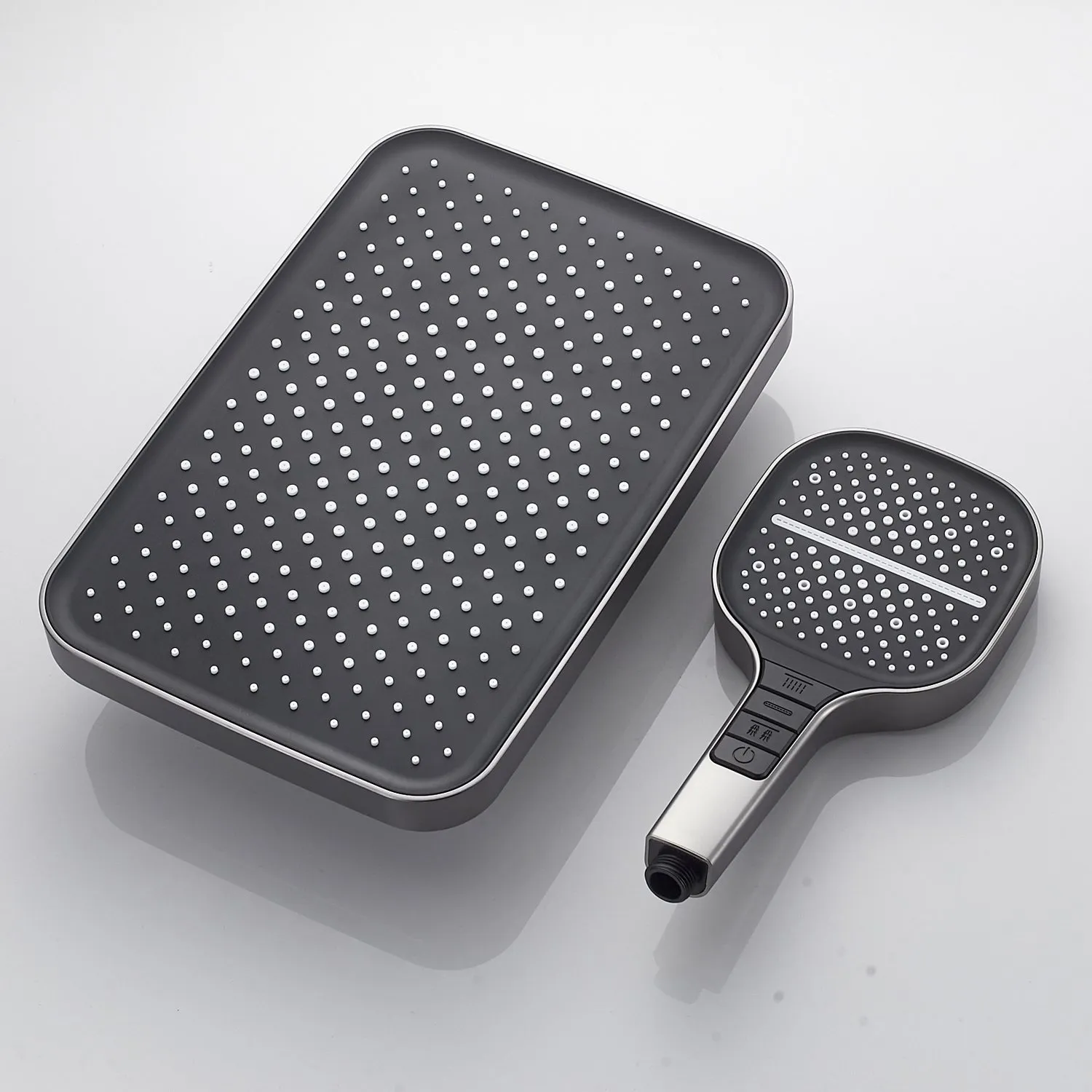 Душевая система Rose R1056T, оружейная сталь