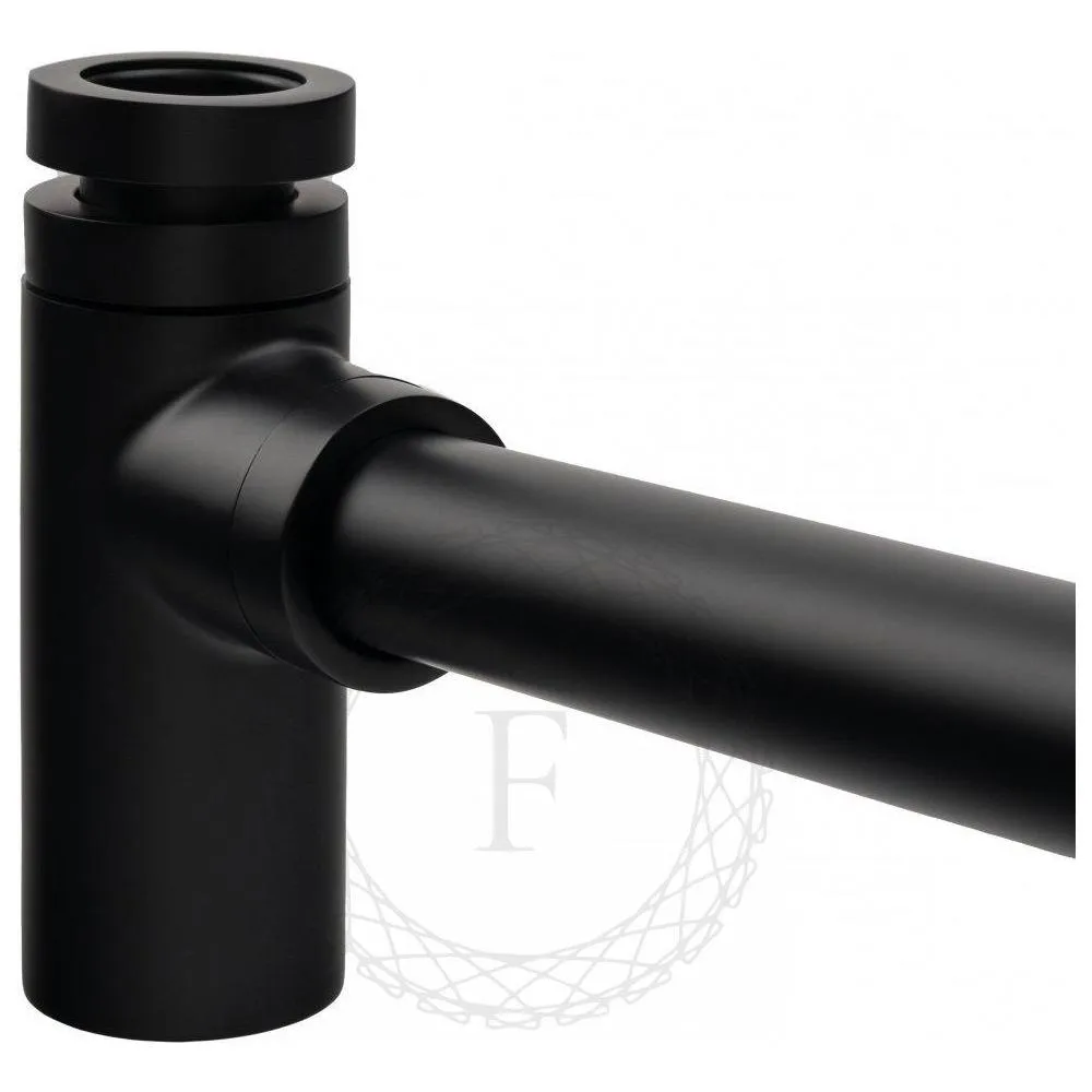 Сифон для раковины FILARETE FL70BL, черный