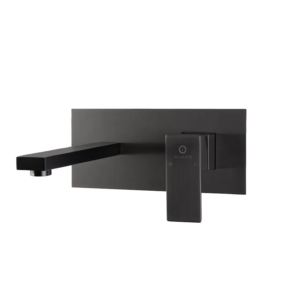 Смеситель для раковины встраиваемый FILARETE Fing FL4040BG, графит