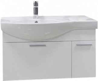 1A1884K0ND010 Набор Aquaton: 1A188401ND010 Тумба-умывальник Инди 80/ 1WH110228 Раковина Коралл-83 п/крыло