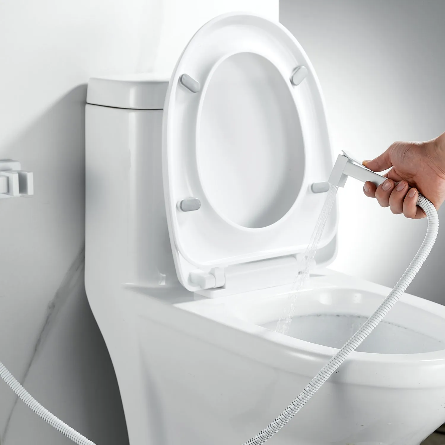 Гигиенический душ со смесителем Raffine F237C, белый