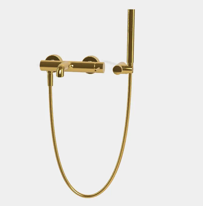 Смеситель для ванны и душа Fima Carlo Frattini Spillo Up, золото (F3034NOR)