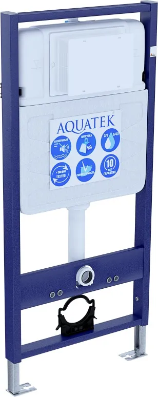 SET AQUATEK МИЯ Т (рама AQUATEK Standard INS-0000012(без клавиши и крепежа)+унитаз МИЯ AQ2004T-00 с тонким сиденьем soft-close