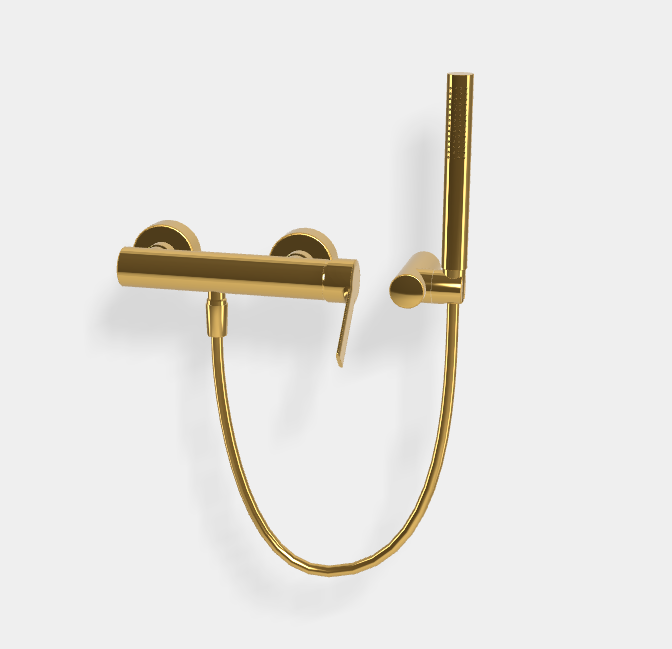 Смеситель для душа Fima Carlo Frattini Mast, на 1 потребитель, золото (F3135OR)