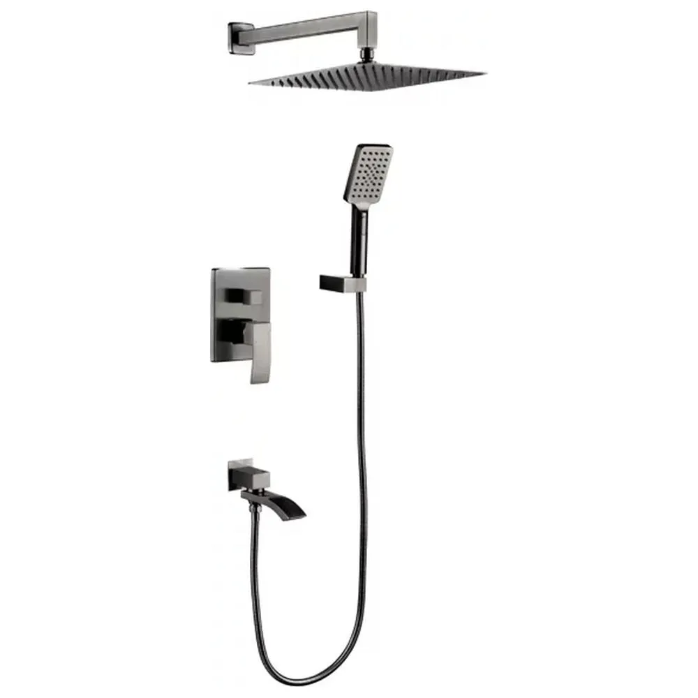 Душевая система встраиваемая Grocenberg GB5007BG, графит