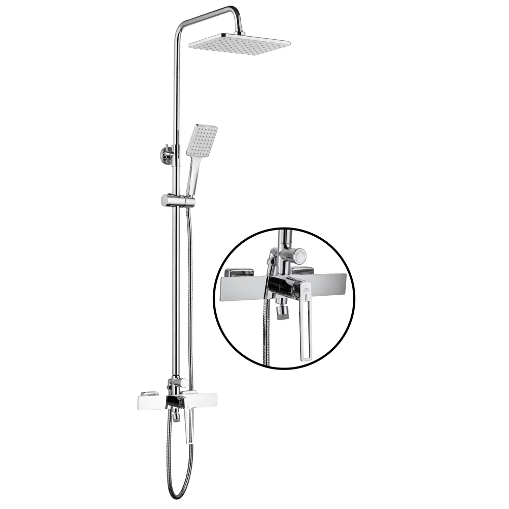 Душевая система FASHUN A2457, хром