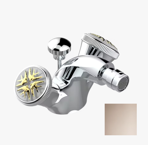 Смеситель для биде THG Hirondelles Gold stamped, Umber PVD (A4L H66 3202)