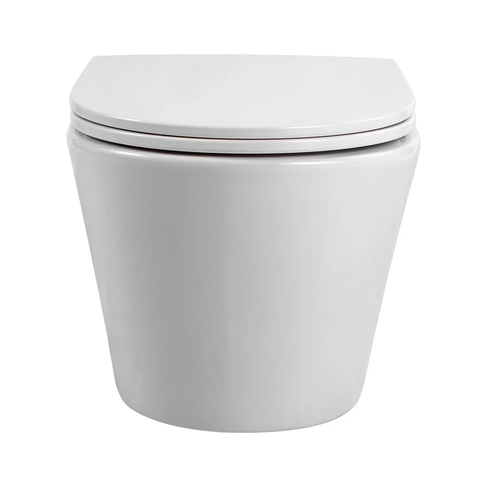 Унитаз-компакт подвесной AQUATEC ВЕГА TORNADO 490*360*320мм, тонкое сиденье с механизмом плавного закрывания, крепеж AQ1904T-00