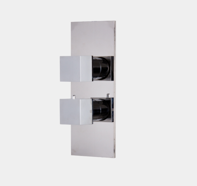 Смеситель для душа Fima Carlo Frattini Fimatherm, на 2/3 потребителя, черный матовый (F3509X7NS)