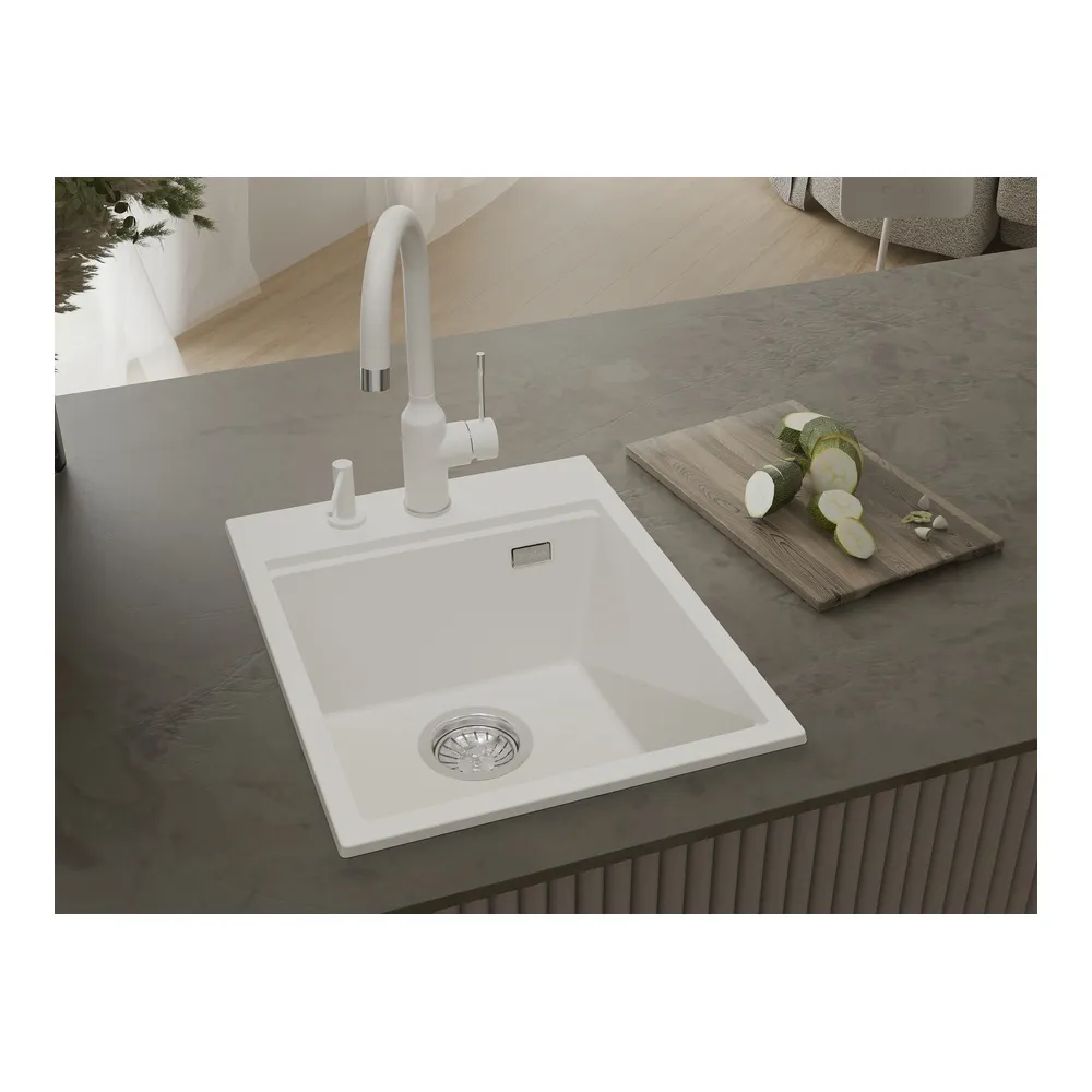 Кухонная мойка Rivelato TESORO TR-405, иней