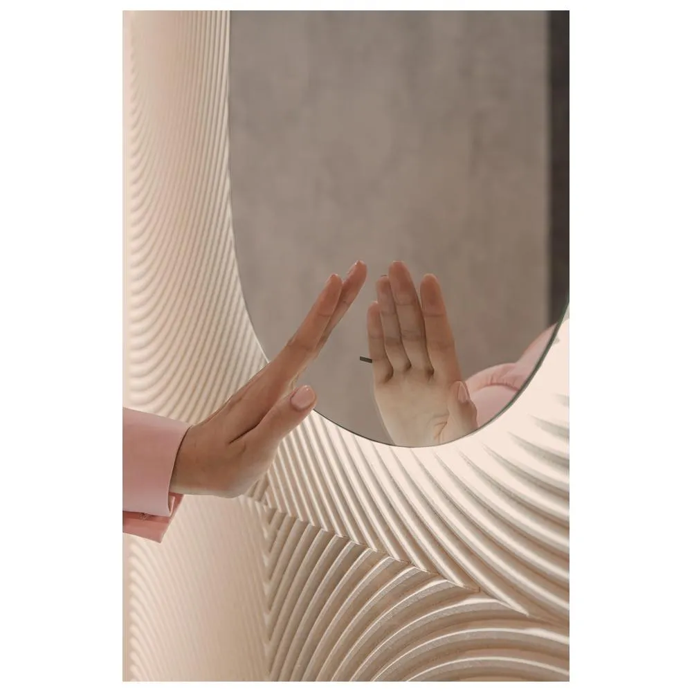 Зеркало Silver Mirrors Molecula-LiteТХ 569х796 (открытая подсветка, бесконтактный сенсор,тепл.холод.свет)