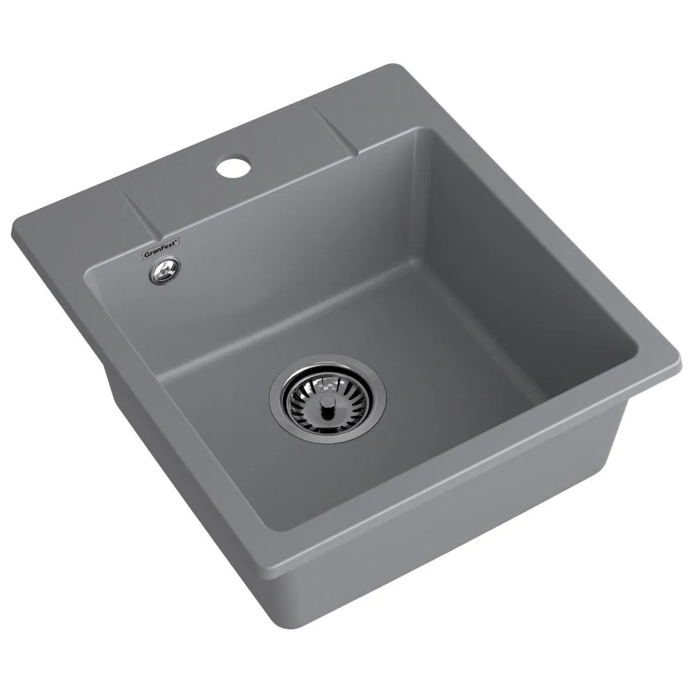 Кухонная мойка GranFest URBAN 245, темно-серый