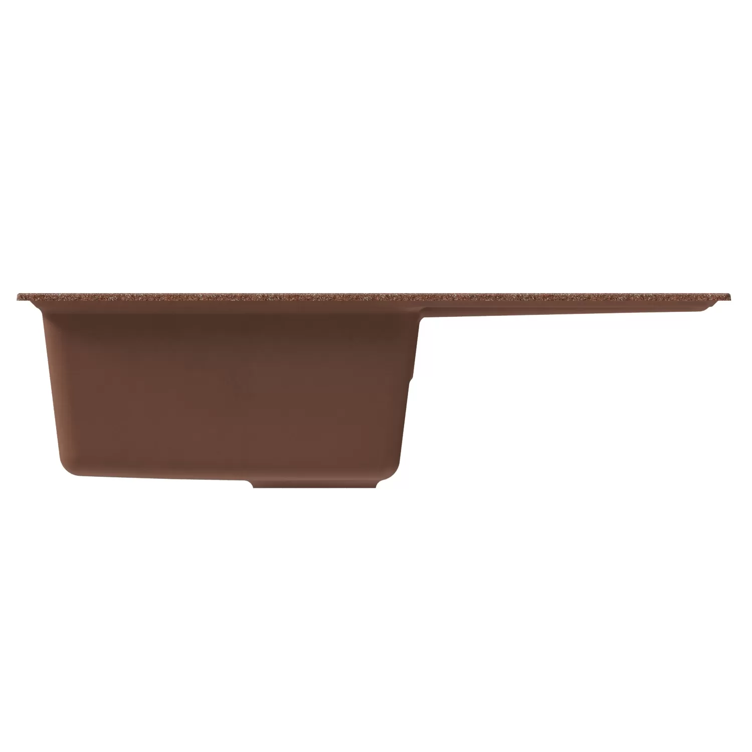 Мойка MIXLINE ML-GM31 с крылом  терракотовая (307) 770*500*190мм NEW (552188)