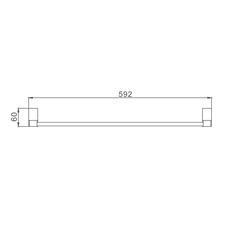 Полотенцедержатель D-Lin D251330, хром