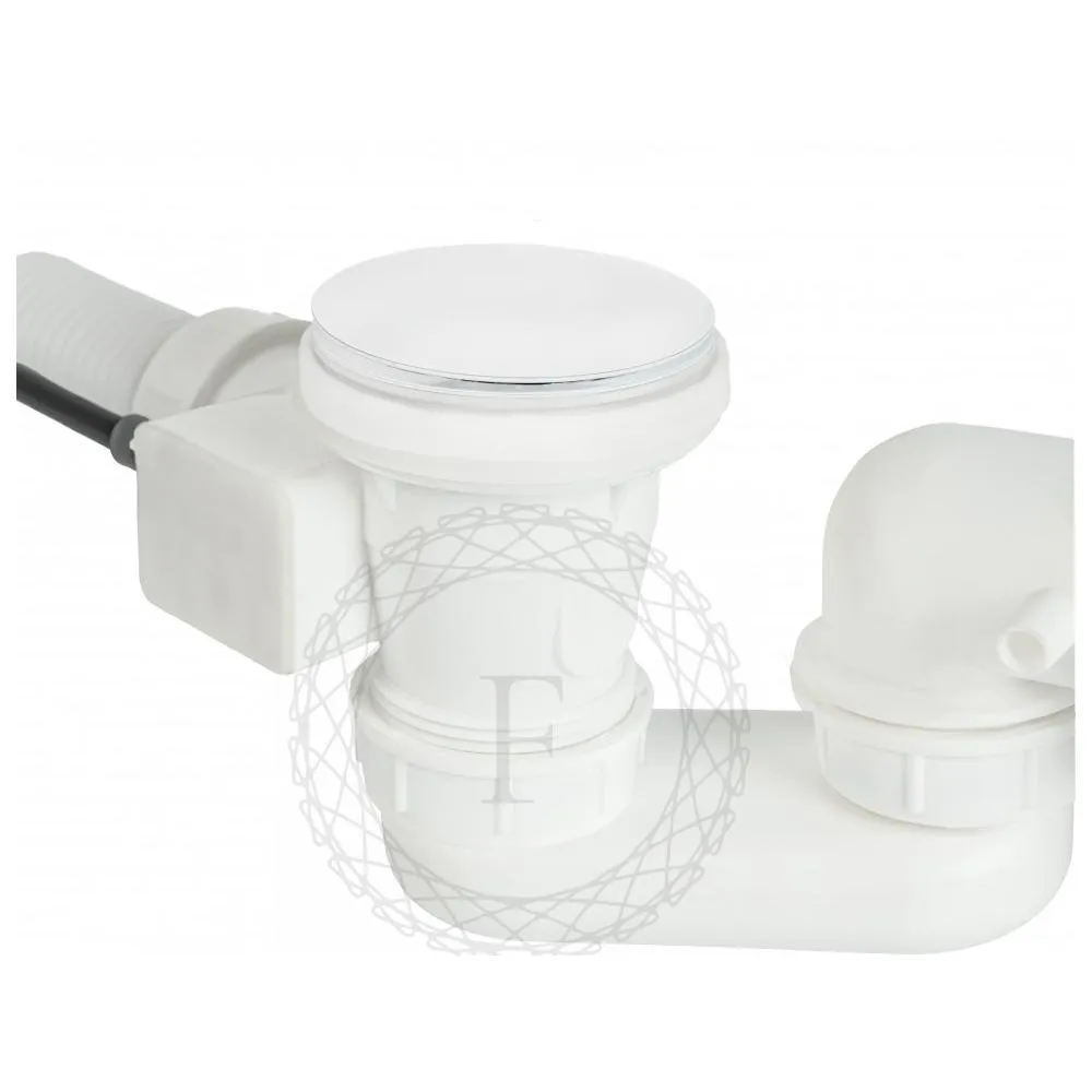 Слив-перелив (полуавтомат, 80 см.) FILARETE FL80W, белый