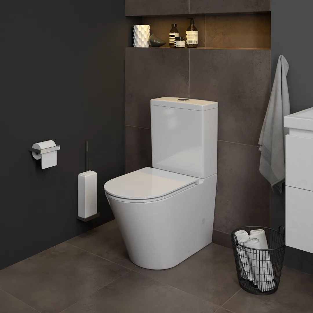 Унитаз напольный Maretti Florenza безободковый с микролифтом, FL10NBM17-844, белый