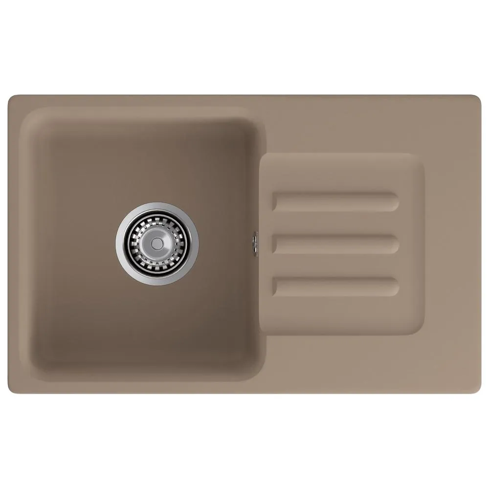 Кухонная мойка GranFest SMART 680L, песочный