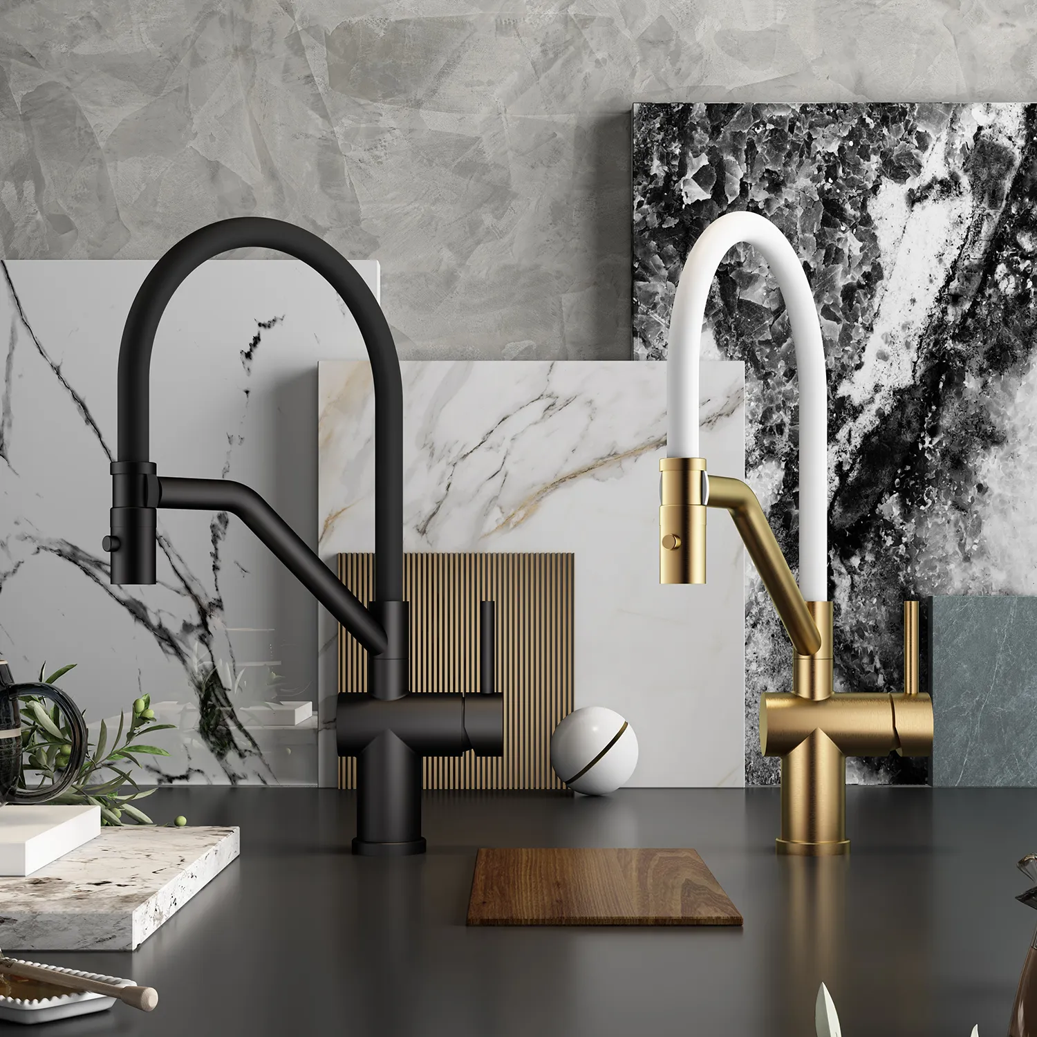 Смеситель Raglo для кухни со съемным гибким изливом, с магнитным фиксатором излива (R86.41.06)