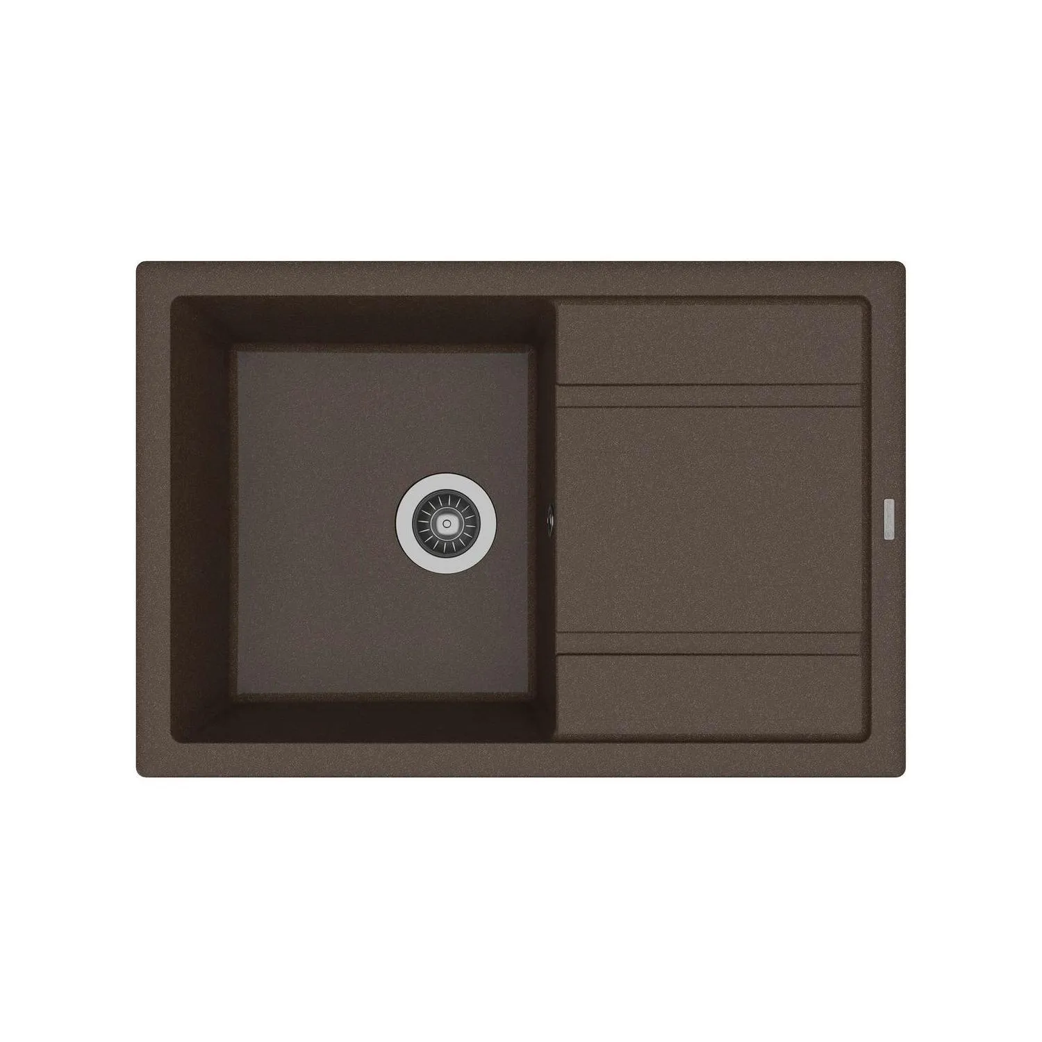 Кухонная мойка Florentina ЛИПСИ 20.160.D0760.206, брауни