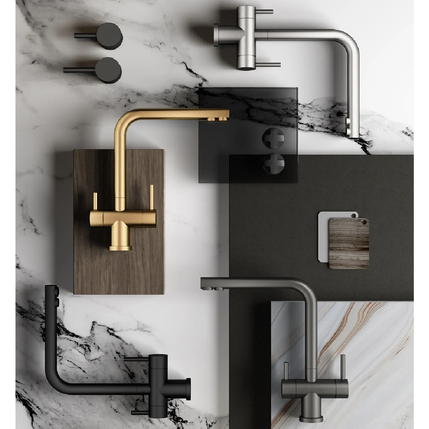 Смеситель Splenka для кухни с подключением к фильтру питьевой воды (S70.61.09)