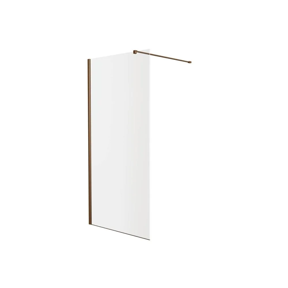 Душевая перегородка Knotlor WI100CG0RB 100х200, бронза