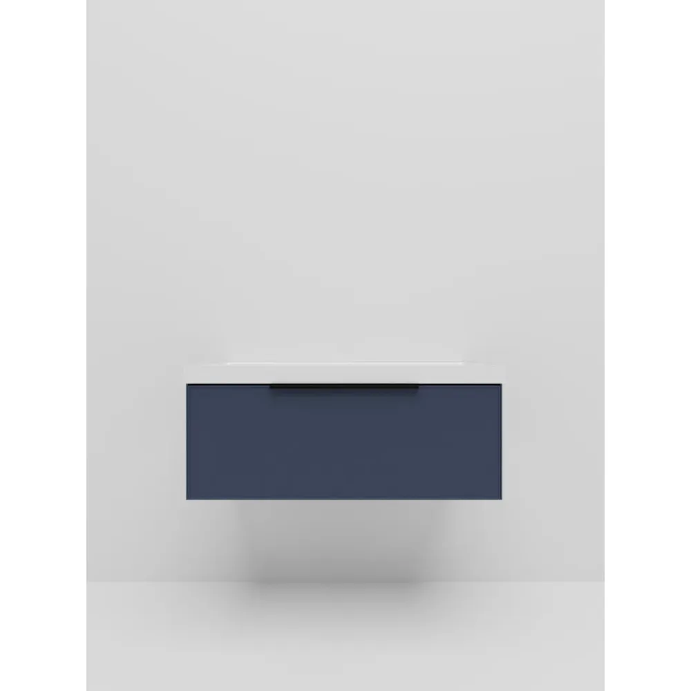 Тумба под раковину подвесная La Fenice SIMPLA FNC-01-SIM-BG-100, синяя