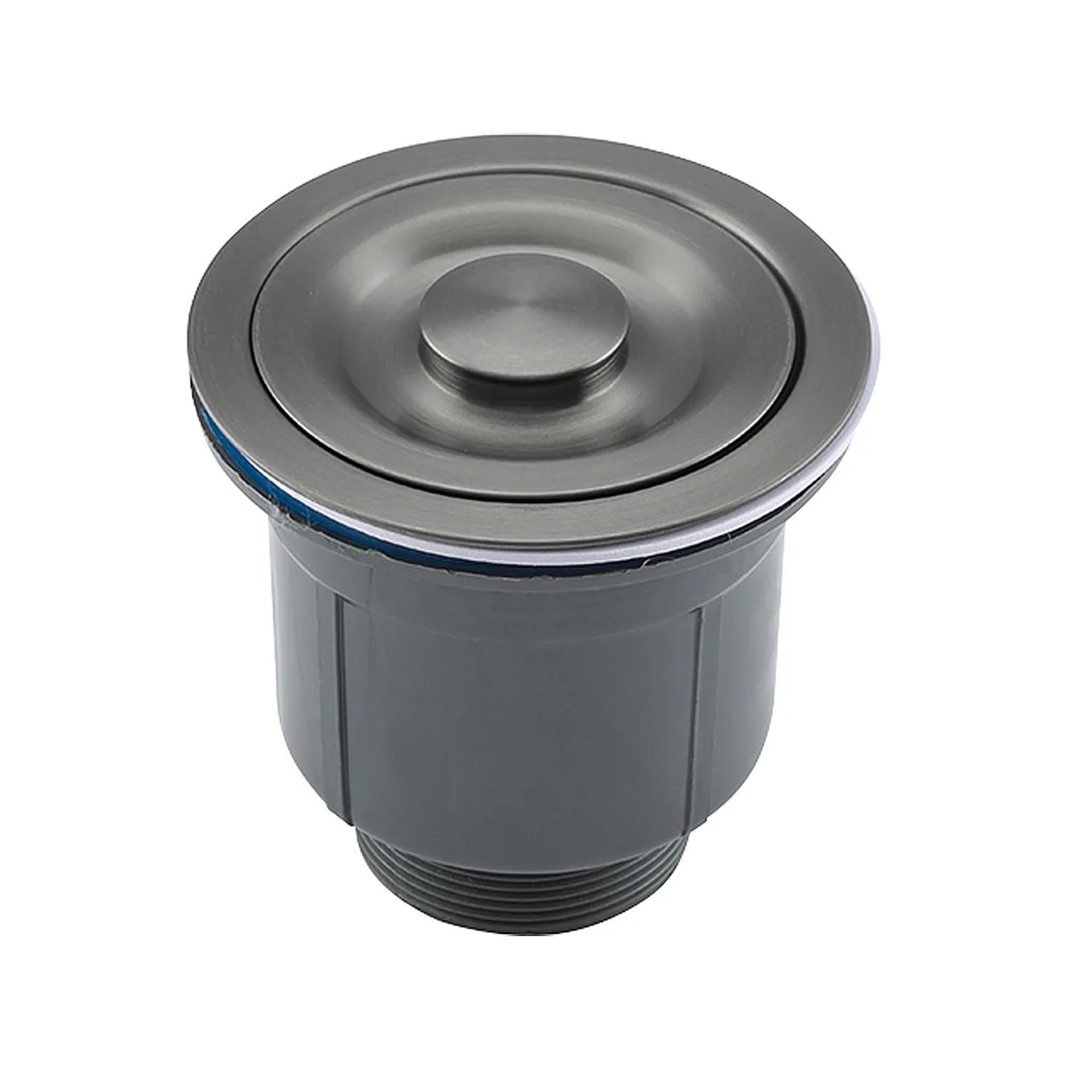 Кухонная мойка с коландером GAPPO GS5050-6, оружейная сталь