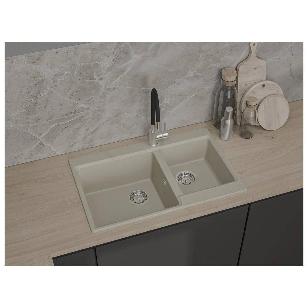 Кухонная мойка GranFest LEVEL 780K, топаз