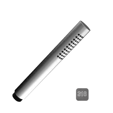 Ручной душ Almar 316 Stalnless Steel, 25х180, Gun Metal Brushed PVD (E082095.GM316)