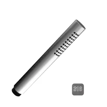 Ручной душ Almar 316 Stalnless Steel, 25х180, Gun Metal Brushed PVD (E082095.GM316)