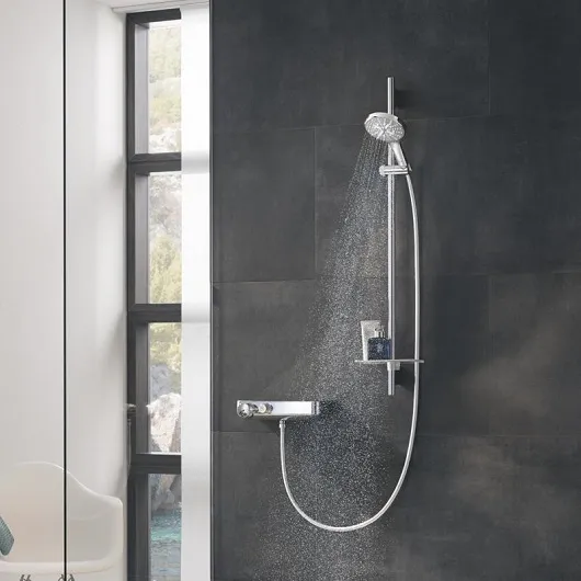 Душевой гарнитур вида струи Grohe Rainshower SmartActive 130 3, хром (26548000)