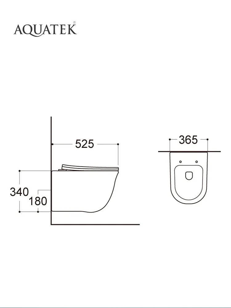 Set AQUATEK КЛАССИК (рама AQUATEK Standard INS-0000012 с звукоиз.прокладкой+крепеж KKI-0000002+кнопкаKDI-0000017+унитаз КЛАССИК AQ1111-00 с крышкой