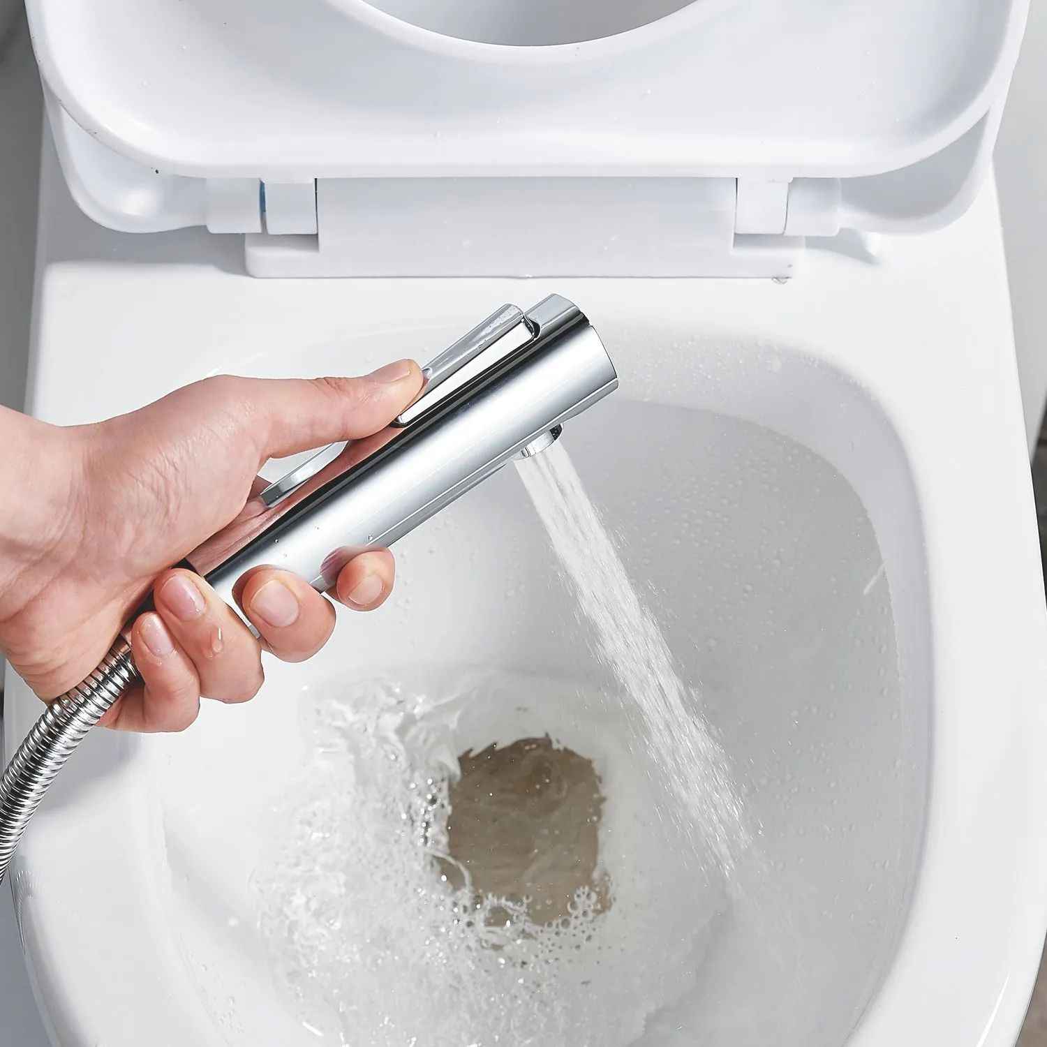 Гигиенический душ со смесителем Shevanik S6105-1, хром