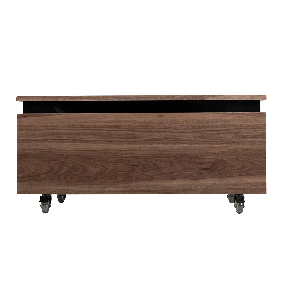 Тумба с одним выкатным ящиком Cezares Slider 766х480х315, Орех дымчатый (SLIDER-800-1C-PI-NA-P)