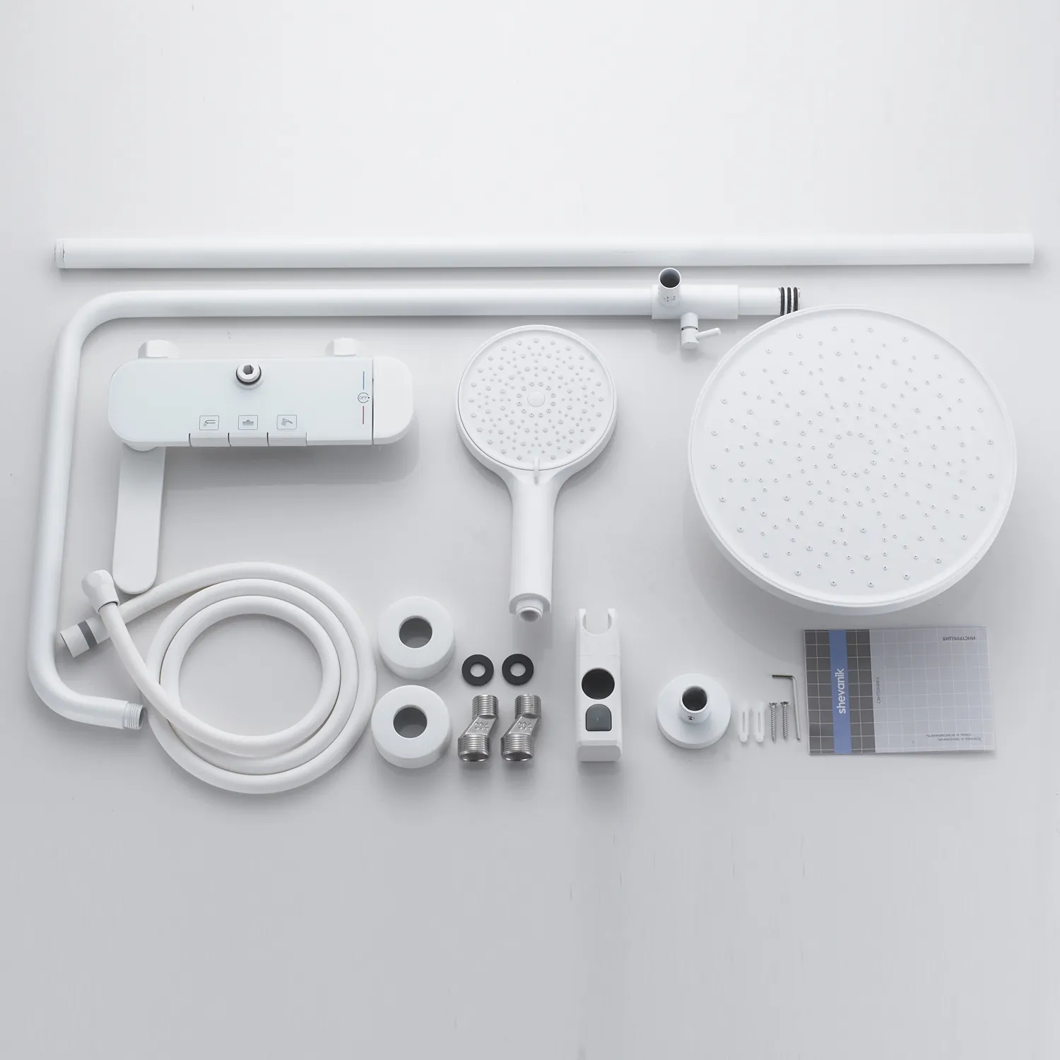 Душевая система Shevanik S4726C, белый