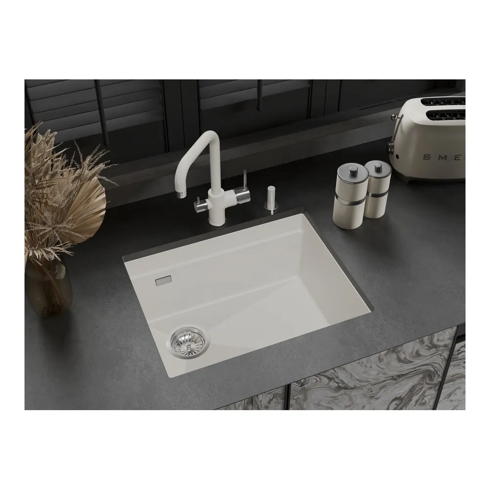 Кухонная мойка Rivelato LINO LN-554-L, иней