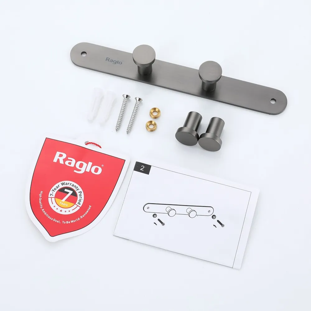 Крючок для полотенец Raglo R300.054.09 четверной,графит