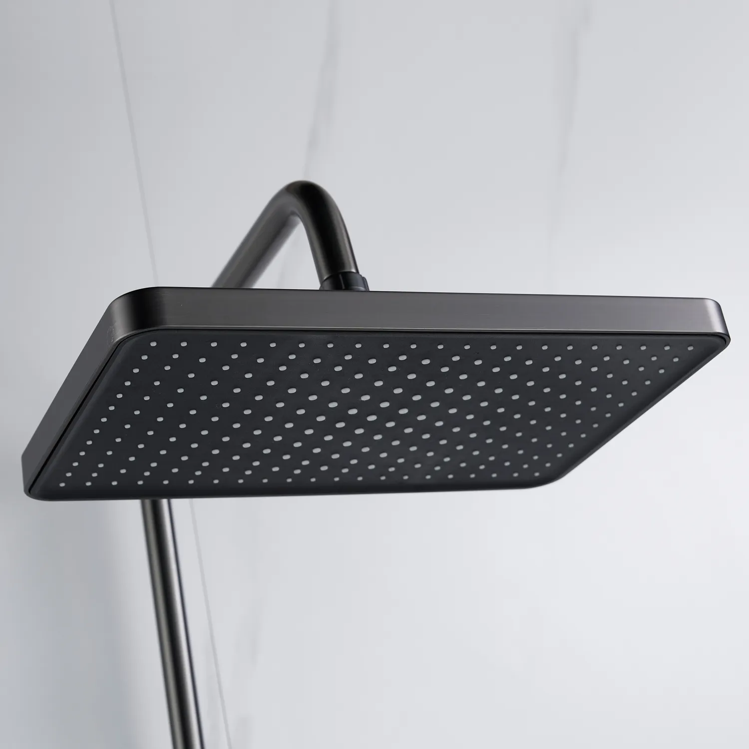 Душевая система Shevanik S4436T, оружейная сталь