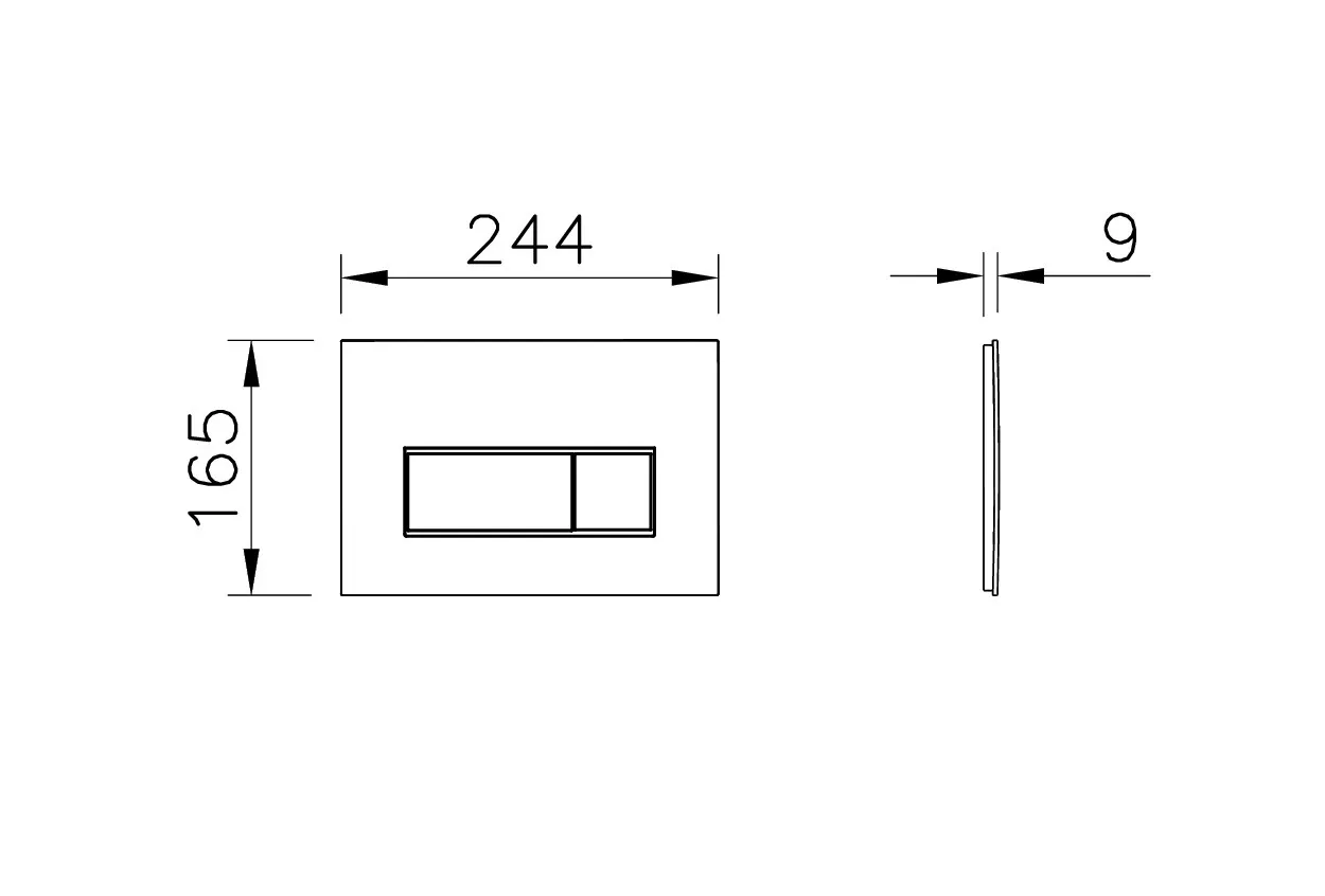 740-2325 Root Square панель смыва, шлиф. золото