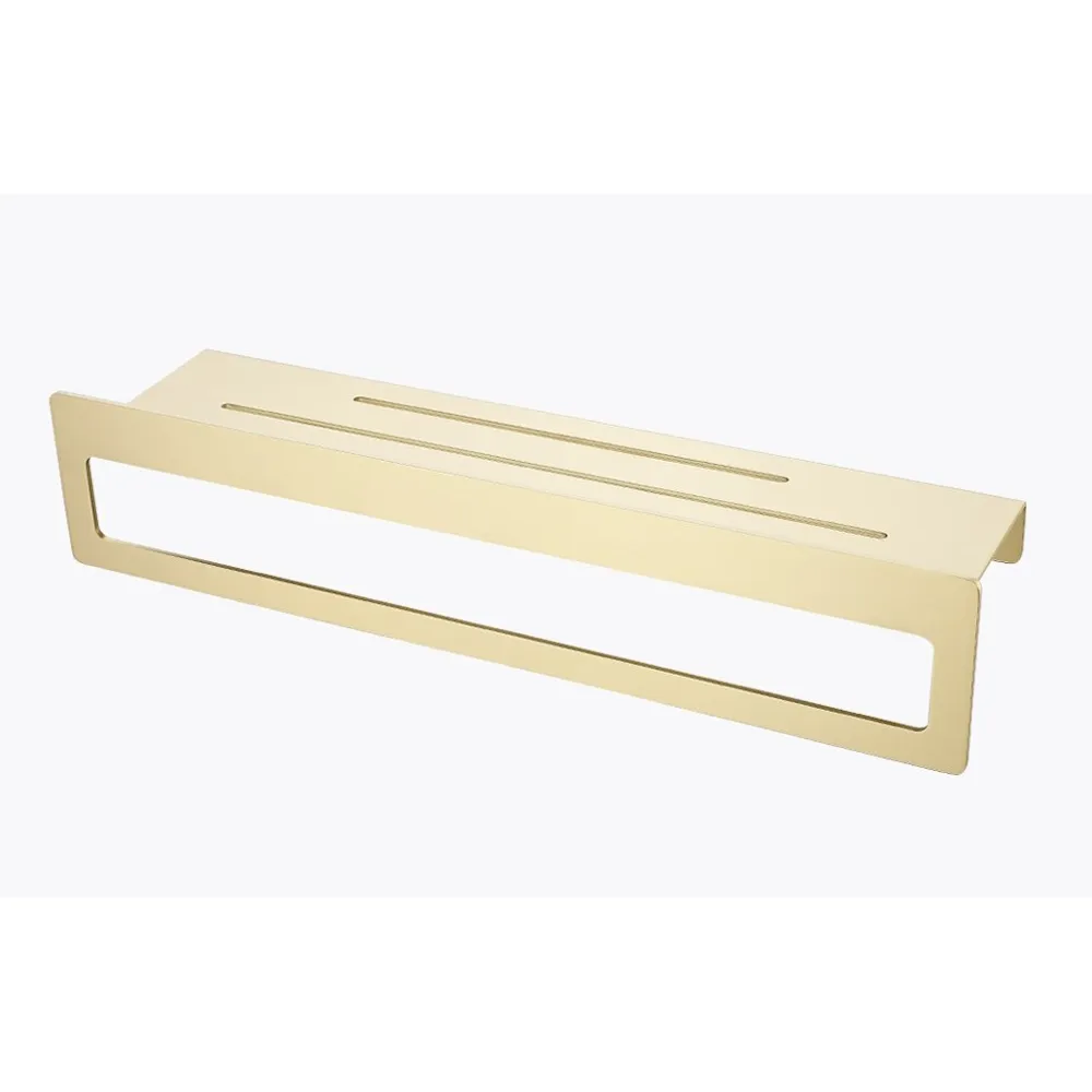 Полка RAGLO для ванной комнаты с держателем полотенец 400*103*82мм (R340.04.03)