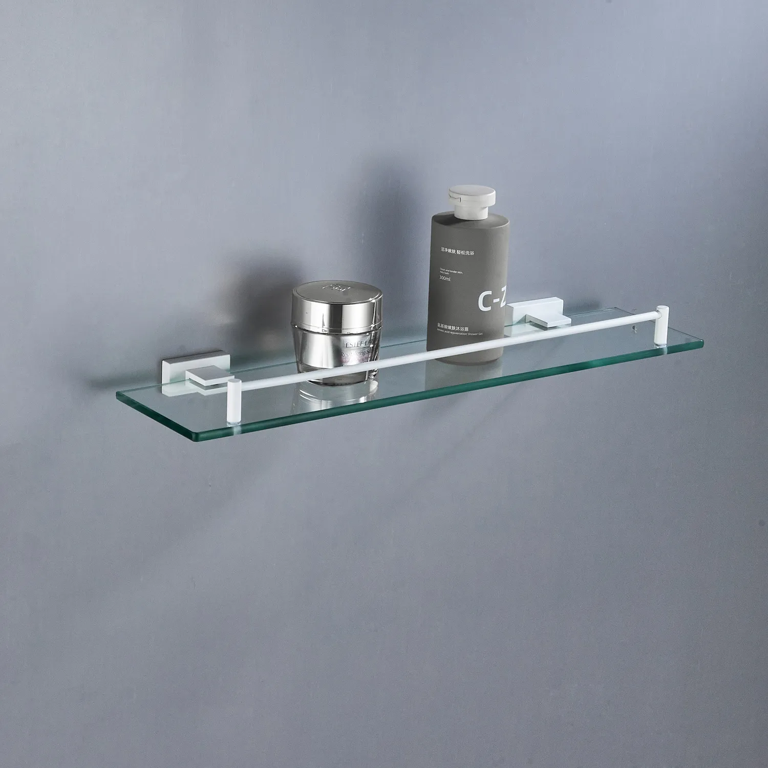 Полка стеклянная Shevanik SG5619C, белый