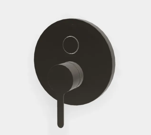 Смеситель для душа Fima Carlo Frattini Snap, чёрный хром брашированный (F3119E2CS)