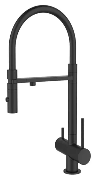 Смеситель для кухонной мойки DQ с фильтром черный (DA1462505Black)
