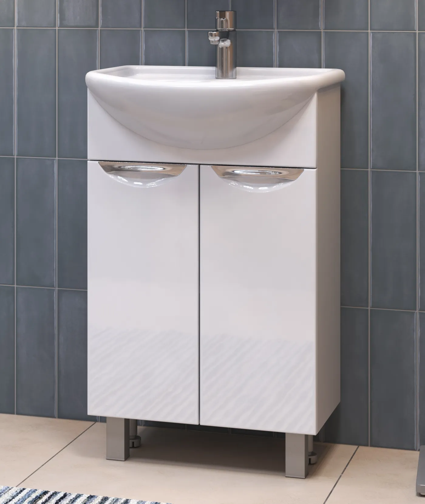 Тумба с раковиной напольная VIGO Callao tn.CAL.UYU.50.2D, 50 см