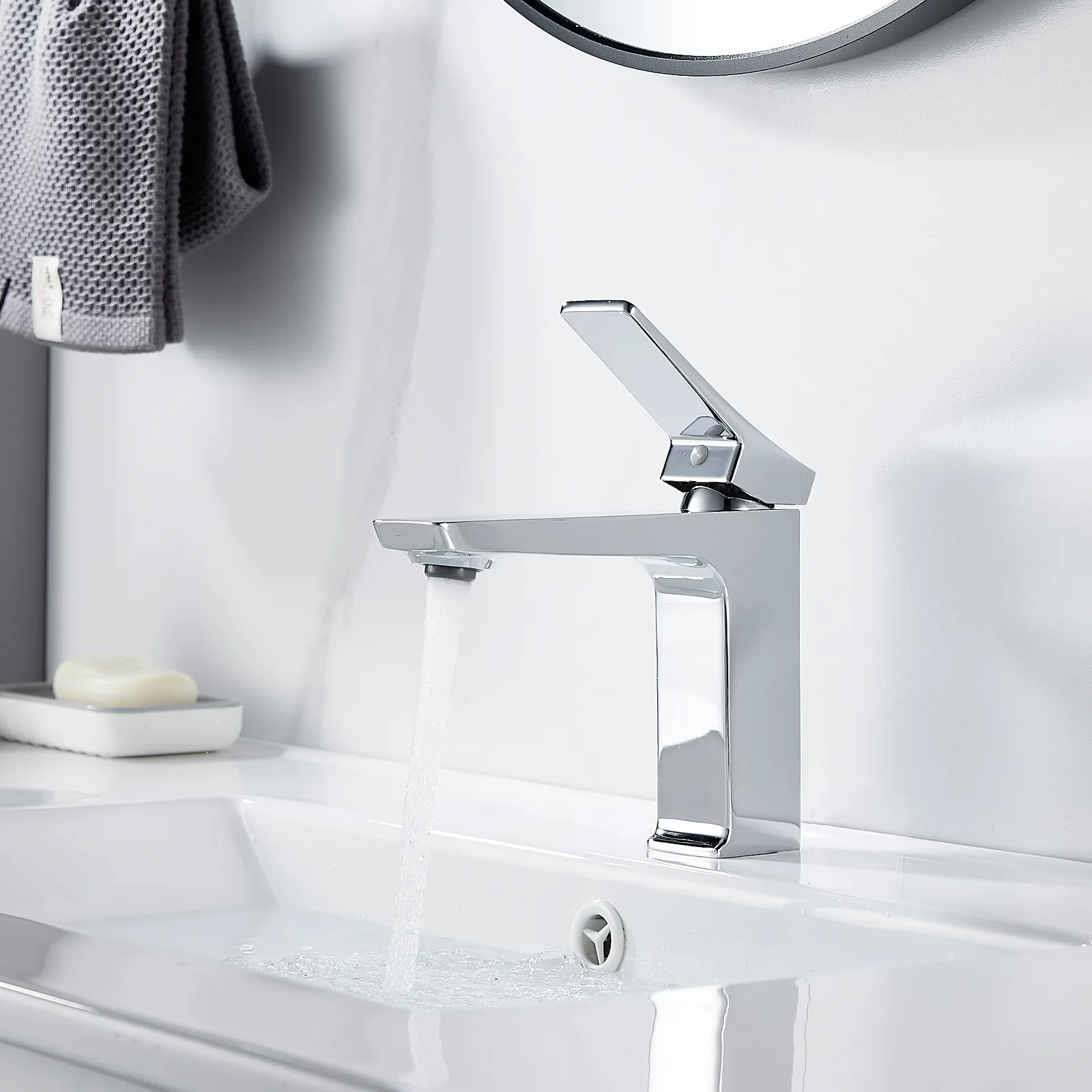 Смеситель для раковины Shevanik S4401, хром