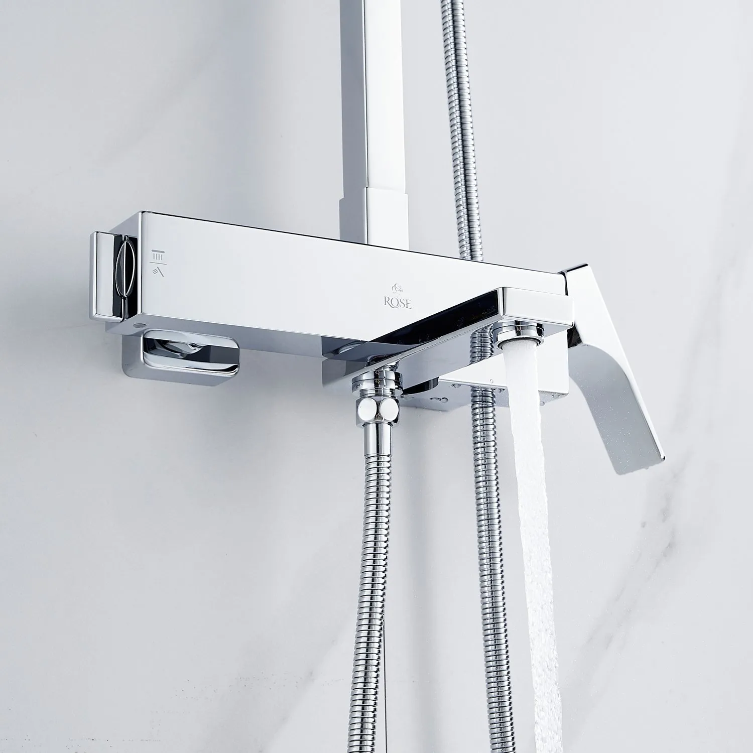 Душевая система Rose R1056, хром