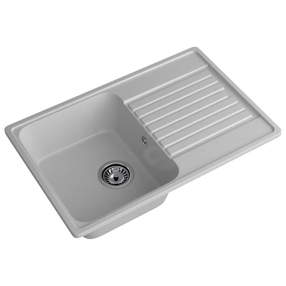 Кухонная мойка GranFest QUARZ 78, серый