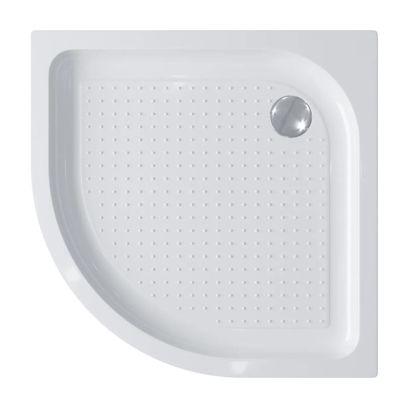 Акриловый поддон BelBagno 900х900 мм, белый (TRAY-BB-R-90-550-15-W)