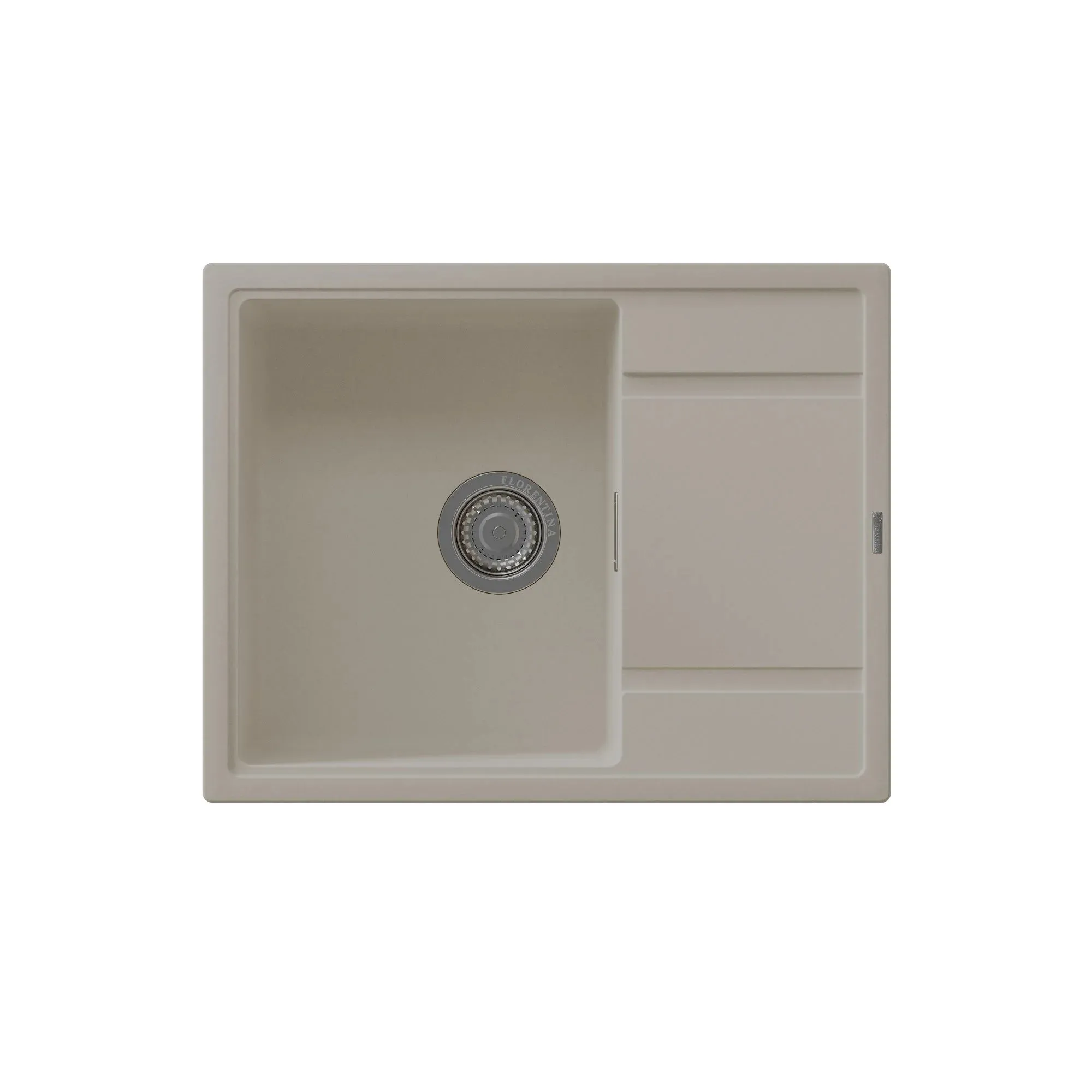 Кухонная мойка Florentina ЭСТЕЛЬ 20.520.C0650.107, песочный